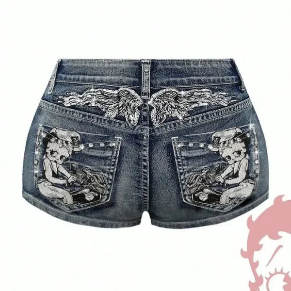 Sweet Damage Denim Shorts