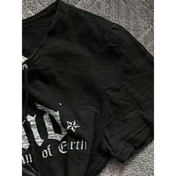 Dark Desire Lace-Up Tee