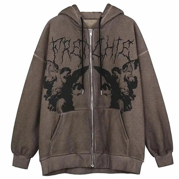 Fallen Angel Zip Up
